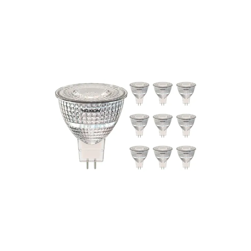 Mehrfachpackung 10x Noxion LED-Spot GU5.3 MR16 6.1W 621lm 36D - 830 Warmweiß| Ersatz für 50W Preiswert