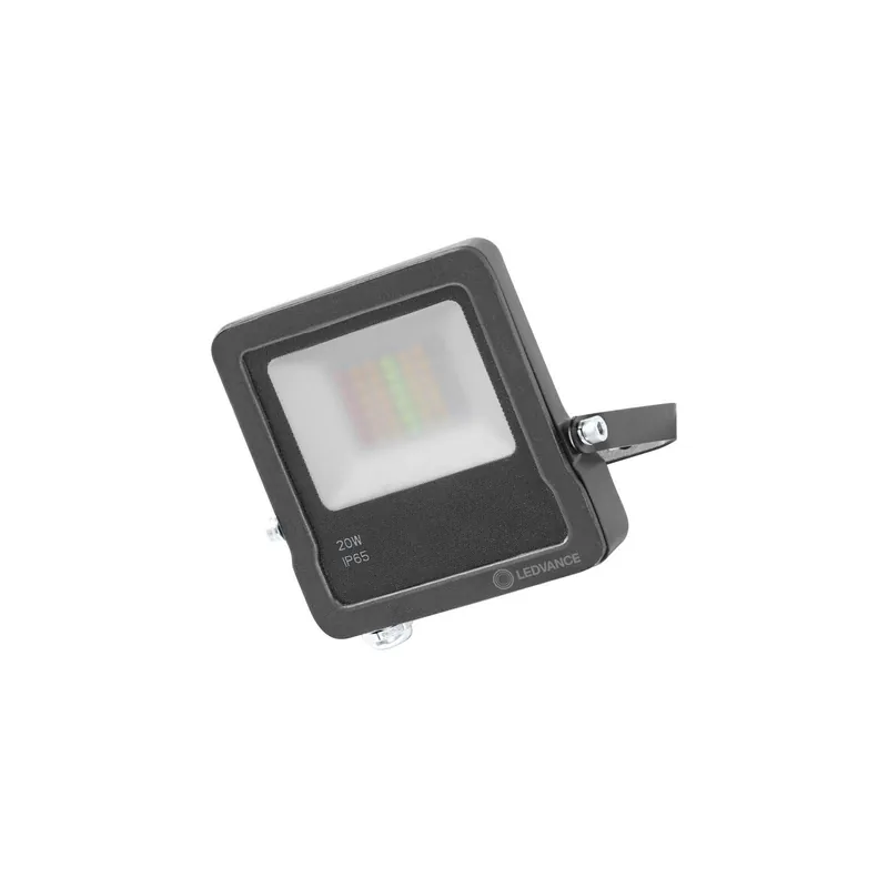 Ledvance Smart+ Wifi LED-Scheinwerfer Dunkel Grau 20W 1260lm 100D - 830 Warmweiß | IP65 - Dimmbar - RGBW - Symmetrisch Angebot