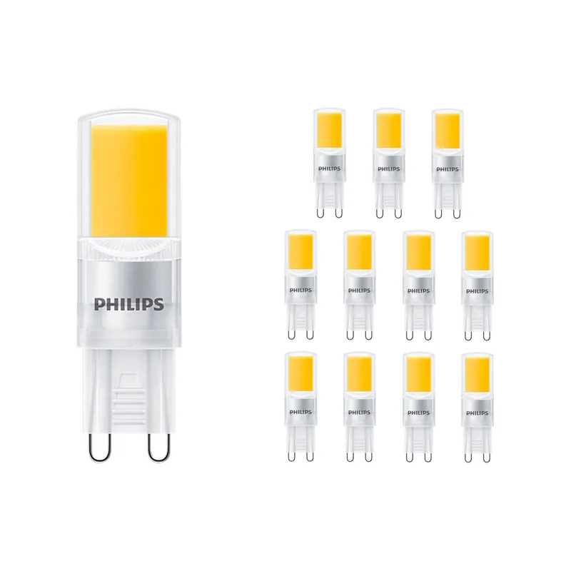 Mehrfachpackung 12x Philips Corepro LED Capsule G9 3.2W 400lm - 830 Warmweiß | Ersatz für 40W Billig