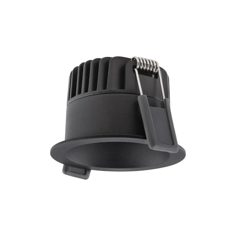 Ledvance LED-Spot Dunkellight Aluminium Schwarz 8W 680lm 36D - 930 Warmweiß | Ausschnitt 68mm - IP44 - Höchste Farbwiedergabe - Dimmbar Neue Ware