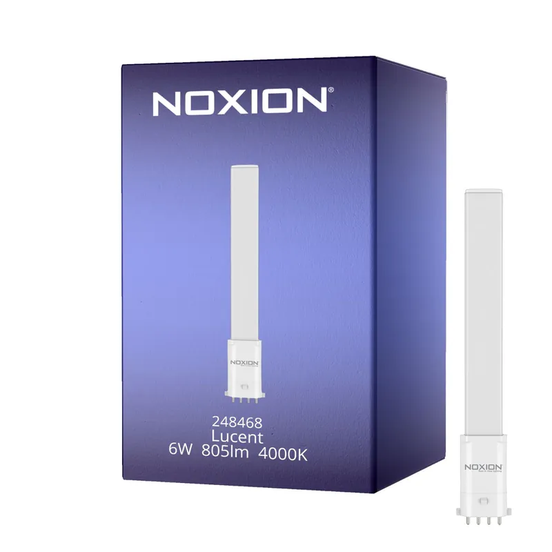 Noxion Lucent PL-S LED 6W - 840 Kaltweiß | 4-Pins - Ersatz Für 11W Kracherpreis