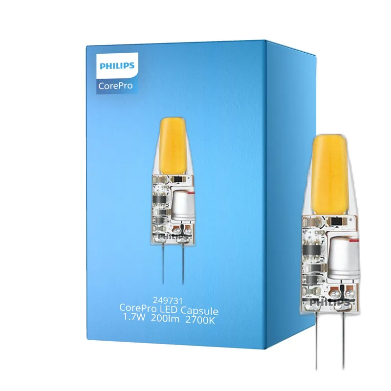 Neuheit Philips LED Capsule CorePro G4 Klar 1.7W 200lm - 827 Extra Warmweiß | Ersatz Für 20W