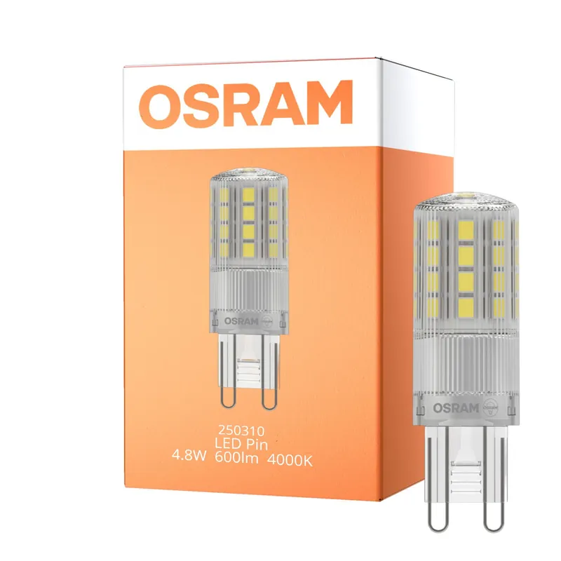 Osram LED Capsule G9 Klar 4.8W 600lm - 840 Kaltweiß | Ersatz Für 48W Neu
