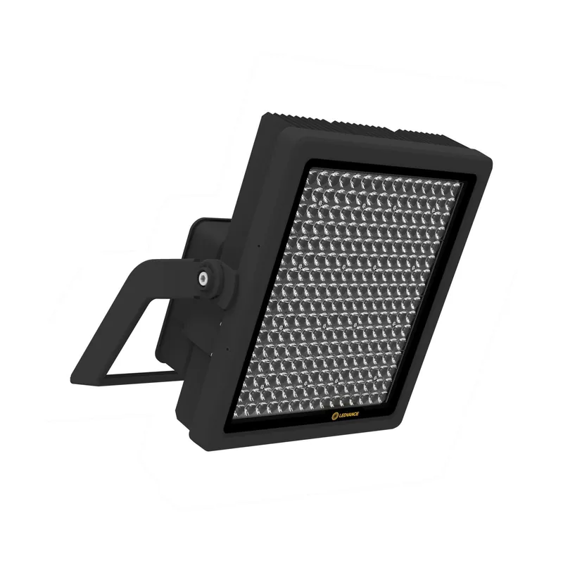 Markenware Ledvance LED-Scheinwerfer High Mast Aluminium Schwarz 470W 60000lm 12D - 757 Kaltweiß | IP66 - Symmetrisch - Exkl. Treiber