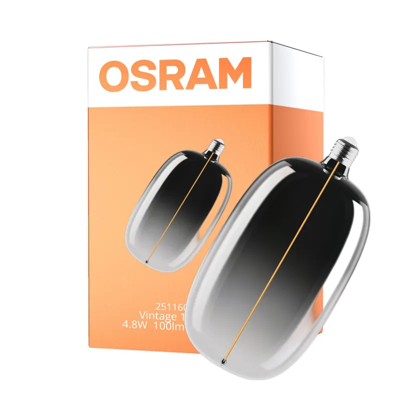 Letzte Chance Osram Vintage 1906 LED E27 Special Fadenlampe Smoke 4.8W 100lm - 818 Extra Warmweiß | Dimmbar - Ersatz Für 15W