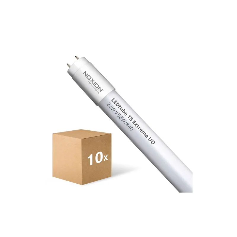 Mehrfachpackung 10x Noxion LED Röhre T8 Avant Extreme (EM/Mains) Ultra Output 20.6W 3300lm - 840 Kaltweiß | 150cm - Ersatz Für 58W Nur Heute