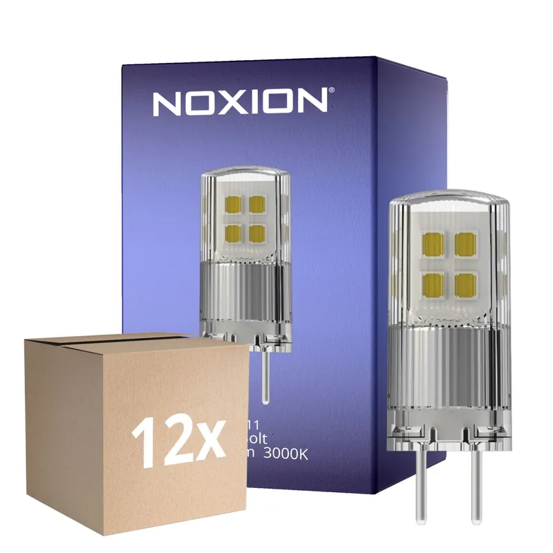 Jetzt Bestellen Mehrfachpackung 12x Noxion Bolt LED Capsule GY6.35 2.6W 300lm - 830 Warmweiß | Ersatz Für 28W