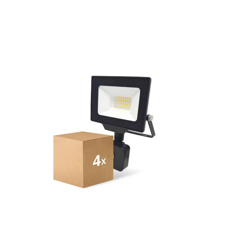 Mehrfachpackung 4x Noxion LED-Scheinwerfer Beamy G3 20W 2200lm 100D - 830 Warmweiß | IP44 - Bewegungs- und Lichtsensor - Symmetrisch Beliebt