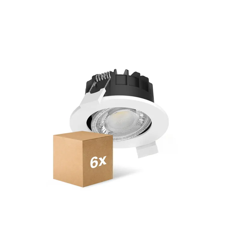 Mehrfachpackung 6x Philips Led-Spot Ledinaire RS071B 6W 500lm 21x40D - 827-830-840 CCT | 89mm - Ausschnitt 68mm - IP20 - Dimmbar Sichere Zahlung