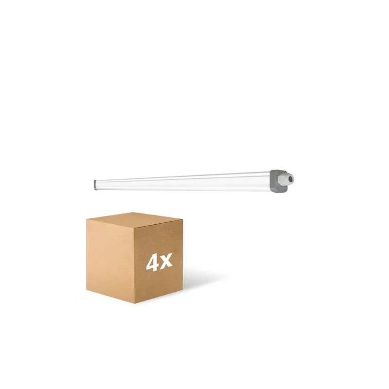 Jetzt Kaufen Mehrfachpackung 4x Ledvance LED Feuchtraumleuchte Feuchtigkeitsdicht Slimvalue 50W 5500lm - 865 Tageslichtweiß | 150cm