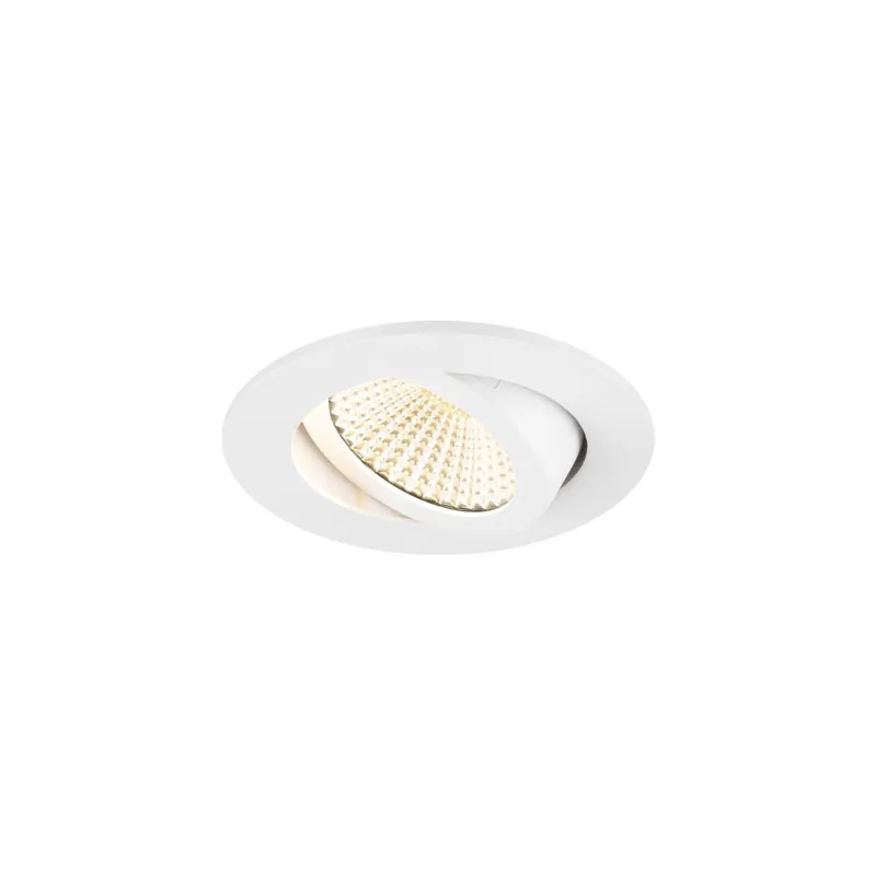 Neue Kollektion SLV New Tria 68 Spot Aluminium Weiß Rund 8.3W 750lm 60D - 930 Warmweiß | Ausschnitt 68mm - Höchste Farbwiedergabe - Dimmbar