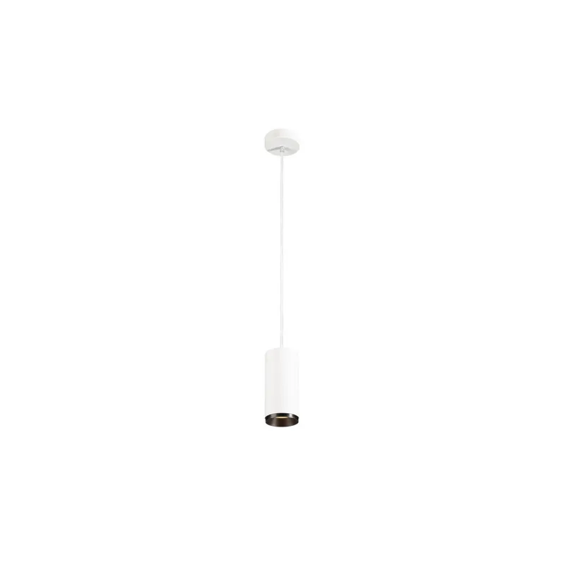 Preisknaller SLV Numinos Phase M Pendelleuchte Aluminium Weiß 20.1W 1935lm 36D - 927 Extra Warmweiß | Höchste Farbwiedergabe - Dimmbar