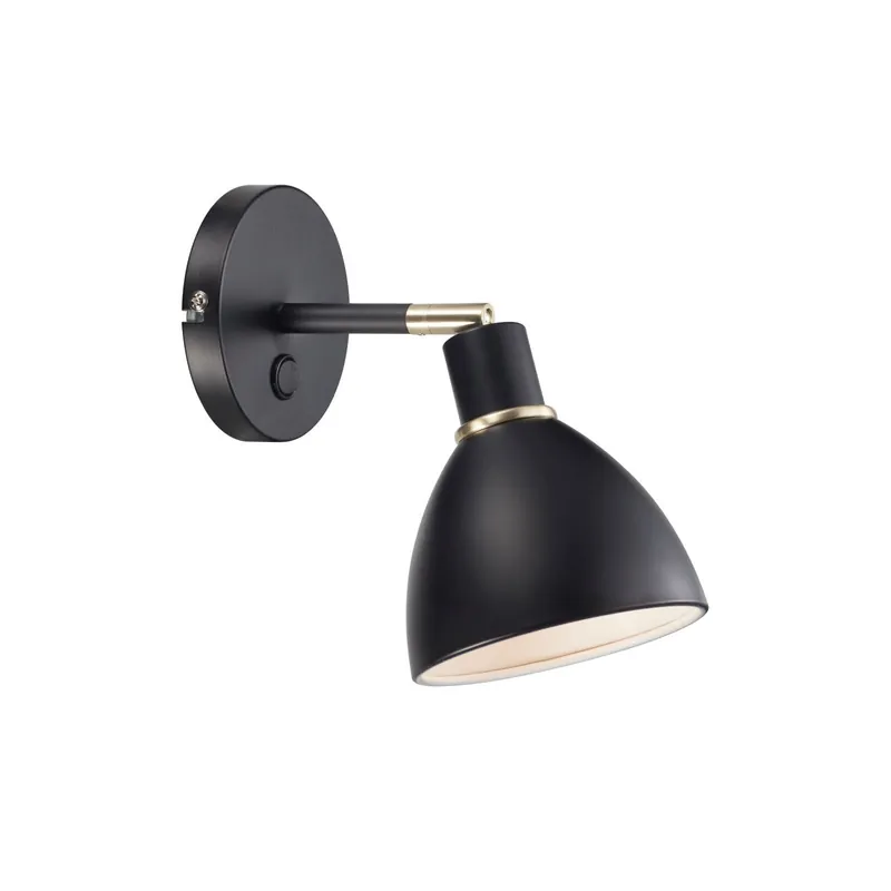 Nordlux Ray Wandleuchte Metall Schwarz | Geeignet für E14 Must-Have
