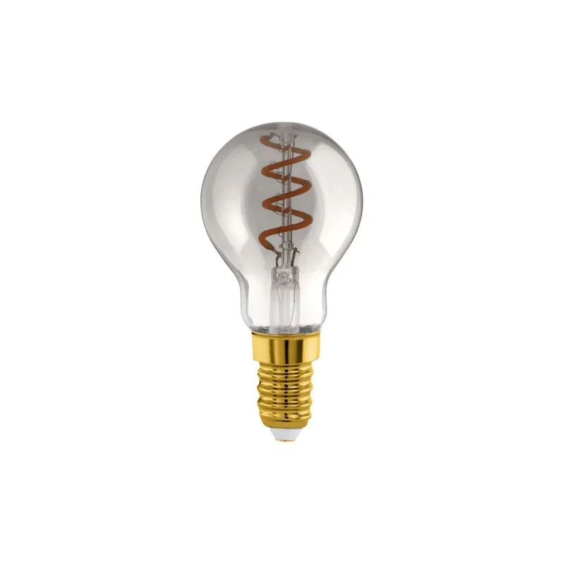 Eglo LED Kugel E14 Fadenlampe Smokey 4W 100lm - 820 Extra Warmweiß | Dimmbar - Ersatz Für 15W Top-Seller