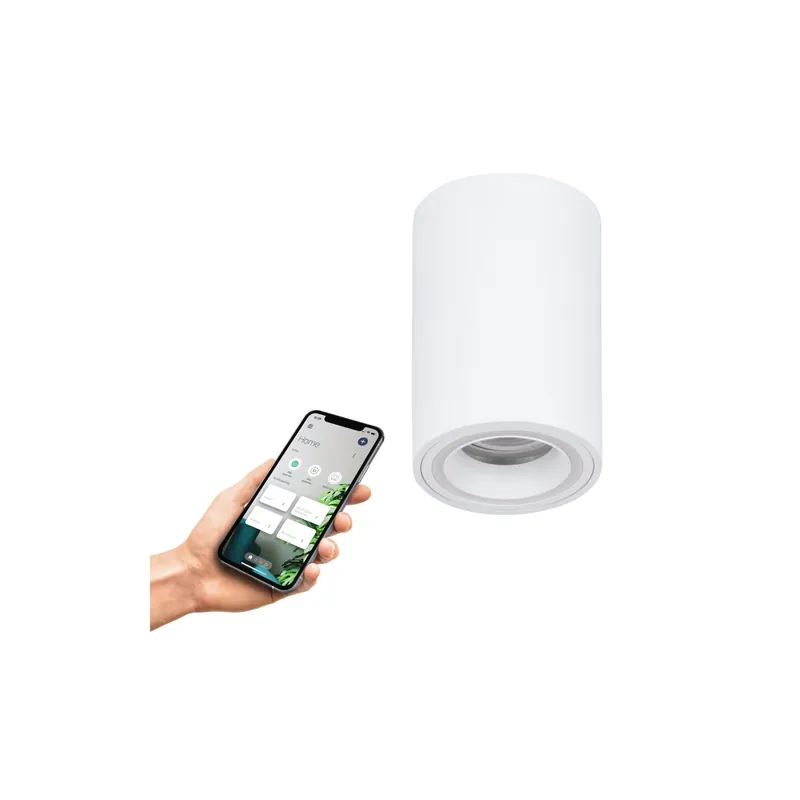 Eglo Connect.Z Smart Decke Spot Carosso-Z Aluminium Weiß 4.9W 345lm - 827-865 Abstimmbares Weiß + RGB | Dimmbar - Geeignet für GU10 Schnäppchen