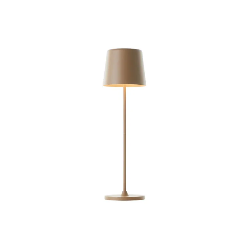Brilliant Tischlampe Kaami Metall Plastik Braun 2W 310lm - 830 Warmweiß | 100mm - IP44 - Außenbeleuchtung - Dimmbar Mega-Angebot