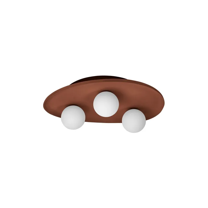 Echt Ledvance Decor Wand und Deckenleuchte Nest Braun | Geeignet für 3x G9