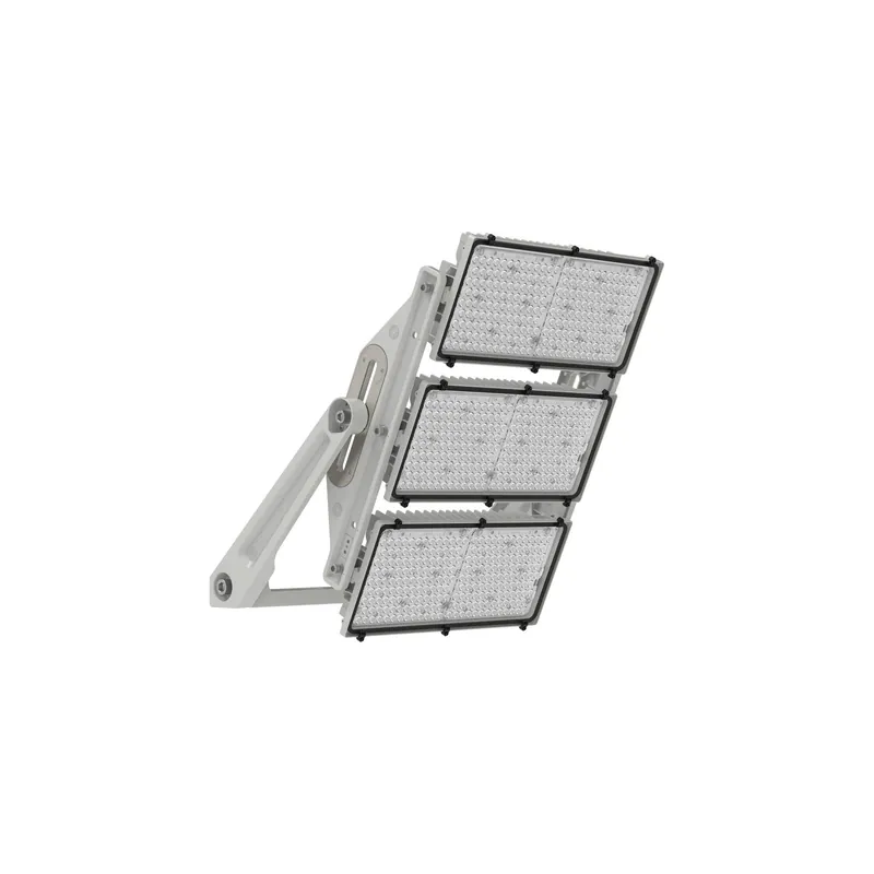 Ledvance LED-Scheinwerfer Max Radial 10 Aluminium Grau 1800W 252900lm 10D - 730 Warmweiß | IP66 - Symmetrisch Geprüft
