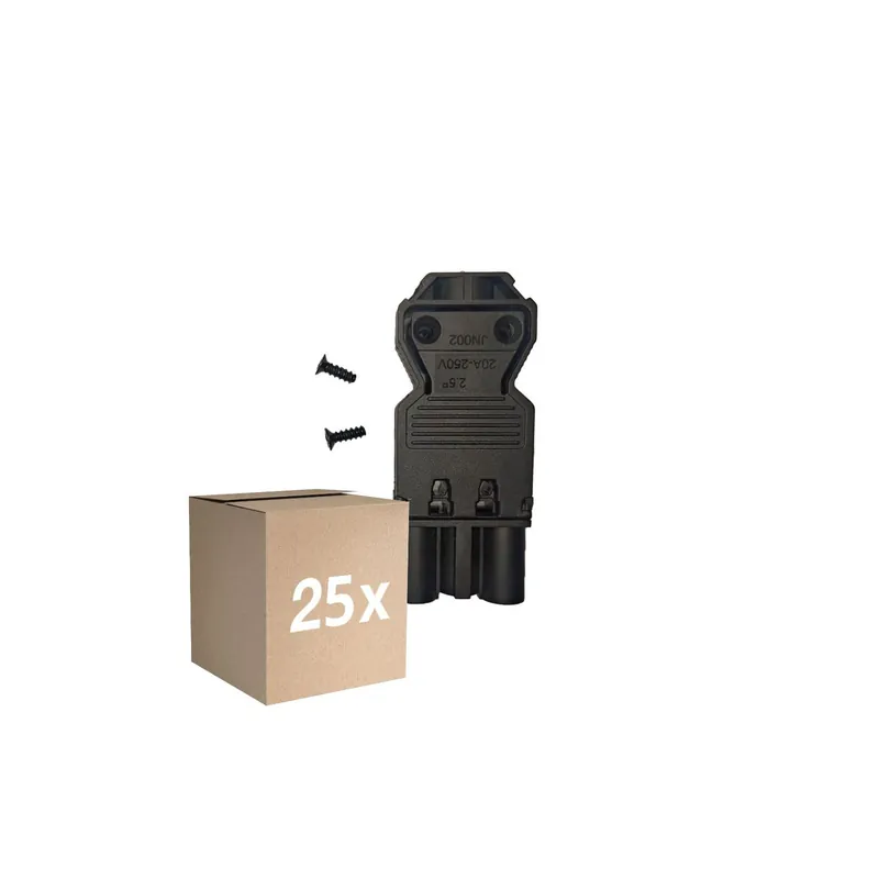 Super-Preis Mehrfachpackung 25x Noxion GST - Kompatibel Verbinder - Männlich - 3 pole