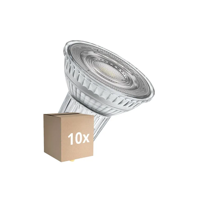 Neu Mehrfachpackung 10x Ledvance LED-Spot GU10 PAR16 6.1W 575lm 60D - 927 Extra Warmweiß | Höchste Farbwiedergabe - Dimmbar - Ersatz Für 80W