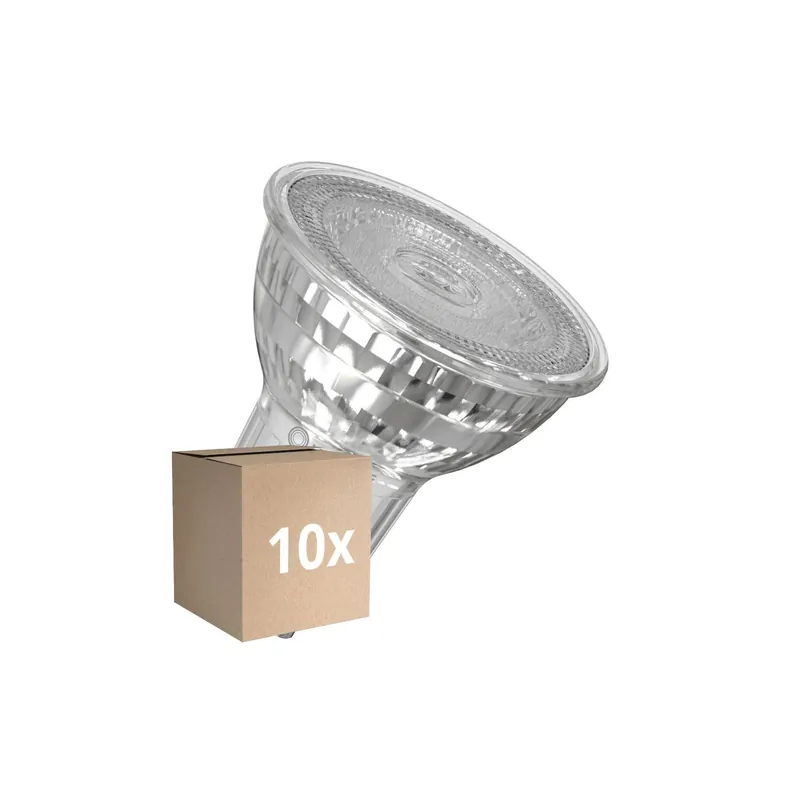 Mehrfachpackung 10x Ledvance LED-Spot GU10 PAR16 3.7W 350lm 36D - 940 Kaltweiß | Höchste Farbwiedergabe - Dimmbar - Ersatz Für 35W Zertifiziert