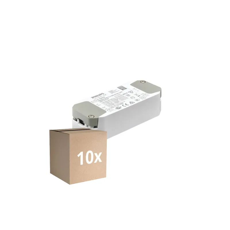 Mehrfachpackung 10x Philips Xitanium G3 LED Treiber 25W 0.45~0.6A (DIP) 30~42V incl. DC cable - Set at 500mA Bestseller