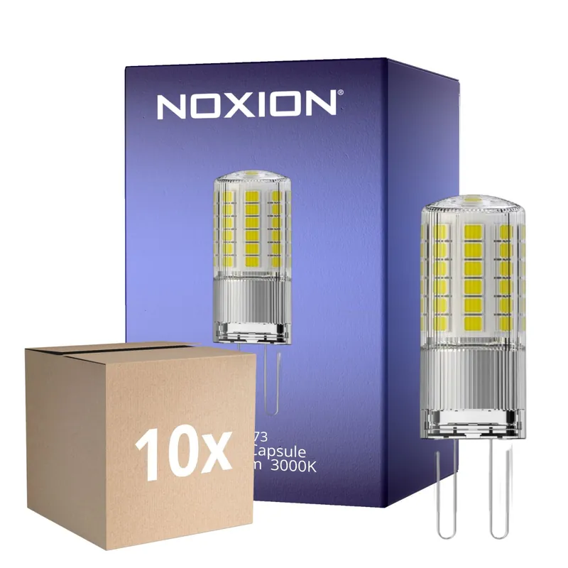 Saisonangebot Mehrfachpackung 10x Noxion LED Kapsel G9 4.8W 600lm - 830 Warmweiß| Ersatz Für 48W