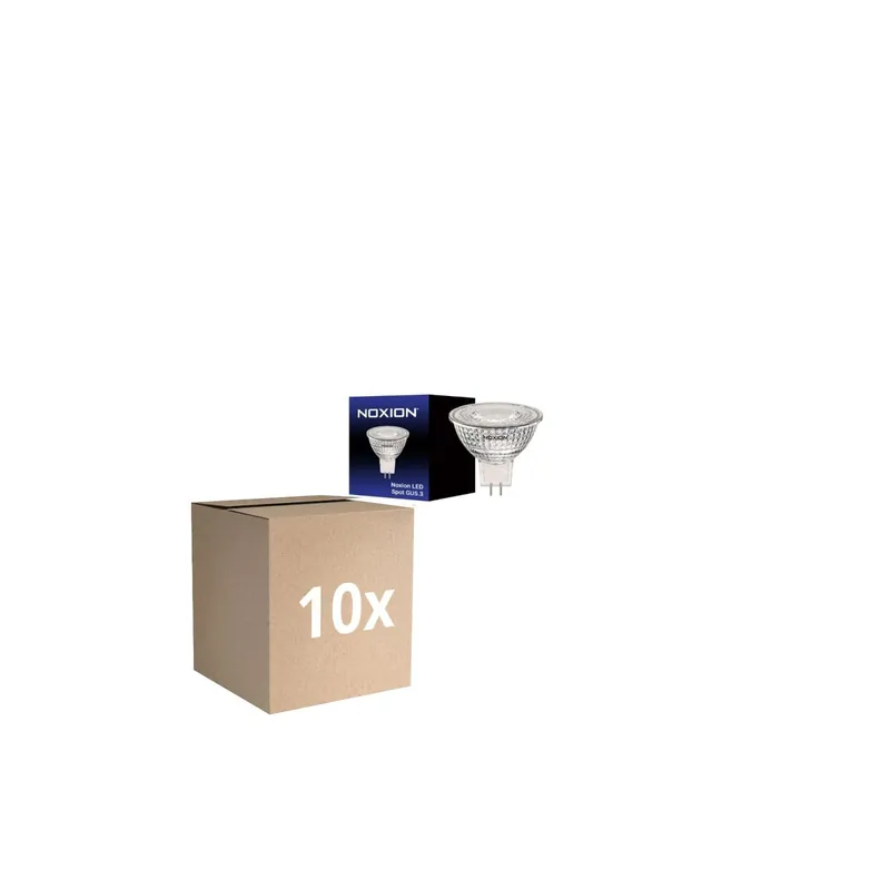 Top-Seller Mehrfachpackung 10x Noxion LED-Spot GU5.3 PAR16 4.4W 345lm 36D - 830 Warmweiß | Dimmbar - Ersatz Für 35W