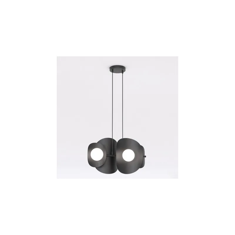 Neue Ware Emibig Pendelleuchte Elementi Stahl Schwarz | Geeignet für 4x G9 - Max 8W
