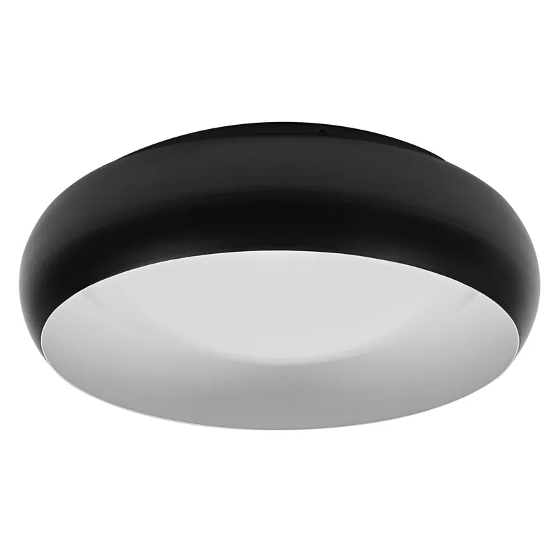 Preisreduziert Ledvance LED-Deckenleuchte Orbis Livia Schwarz und Weiß 16W 1000lm - 830 Warmweiß | Berührungsdimmbar
