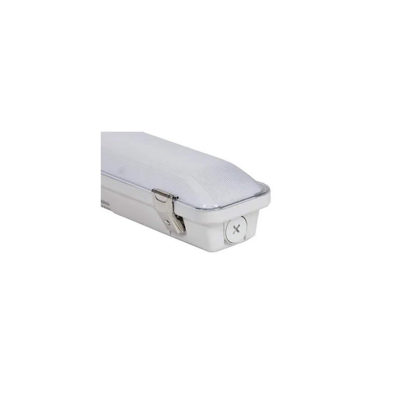 Dotlux LED-Feuchtraumleuchte Mistral Grau 57W - 840 Kaltweiß | 154cm - IP66 - Ersatz Für 2x58W Geprüft