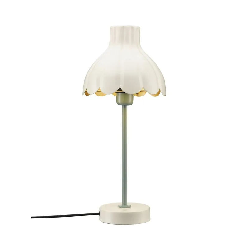 Sonderangebot PR Home 4424710 Tischleuchte Wera Weiß Grün 47cm