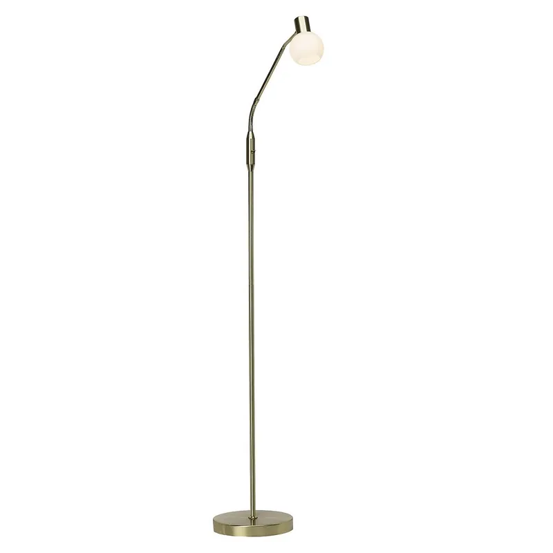 Sofort Bestellen Brilliant Leuchten No. G16358-18 LED Standleuchte Philo E14 messing-gebürstet weiß