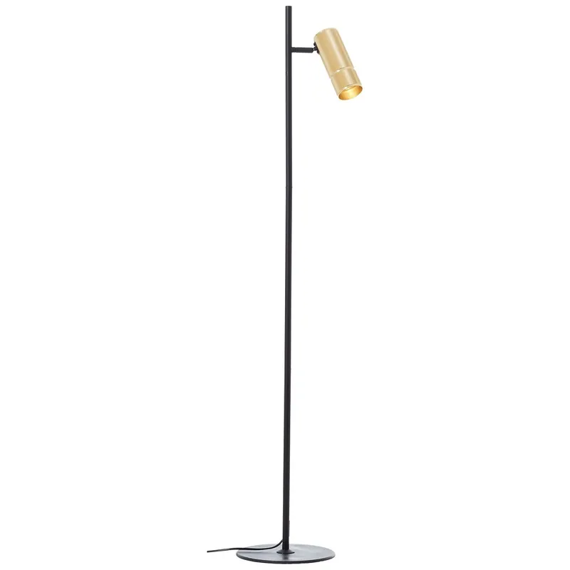 Brilliant AG Leuchten G80054-86 Marty LED Stehleuchte sand schwarz matt gold Abverkauf