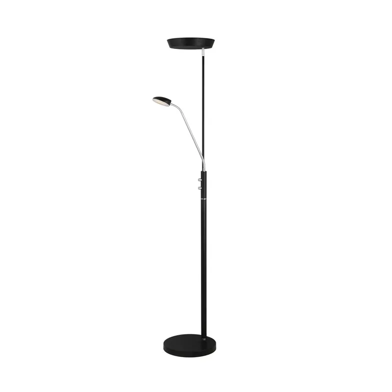 Halo Design No. 716067 Stehleuchte Vegas Kombi Schwarz Chrom 180cm Knallerangebot