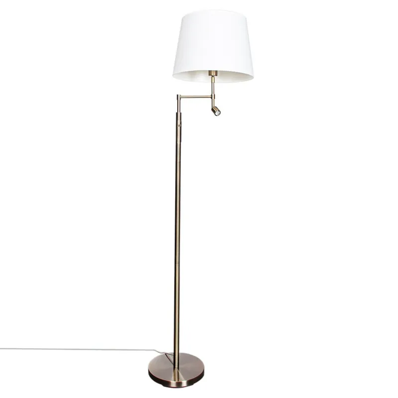 By Rydéns 1988780-5504 Stehleuchte Orlando H 157 cm antik beige Preisknaller