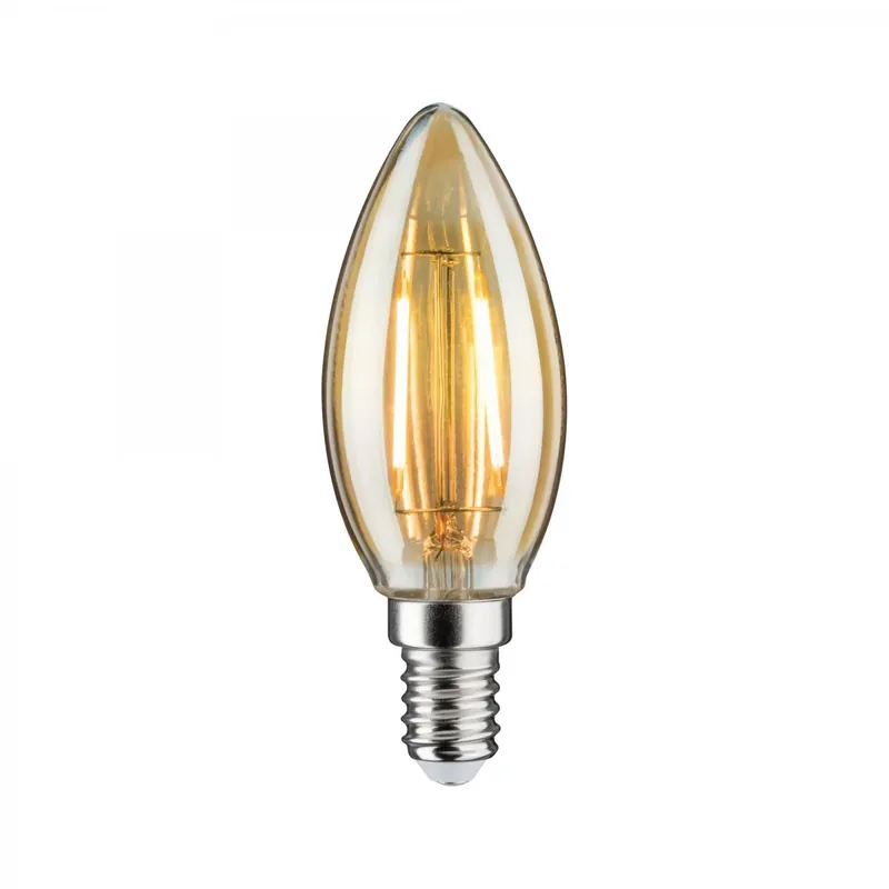 Aktuell Paulmann No. 28524 LED Vintage Kerze, 2W E14 Goldlicht