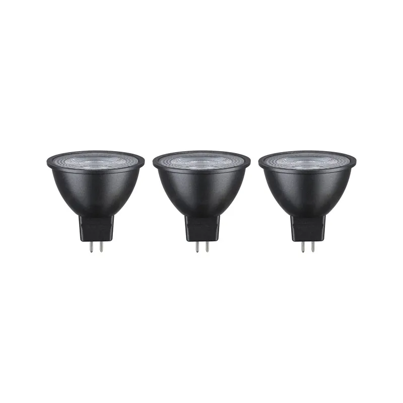 Paulmann 28912 LED Reflektor Set GU5,3 2700K 12V Schwarz Sonderangebot