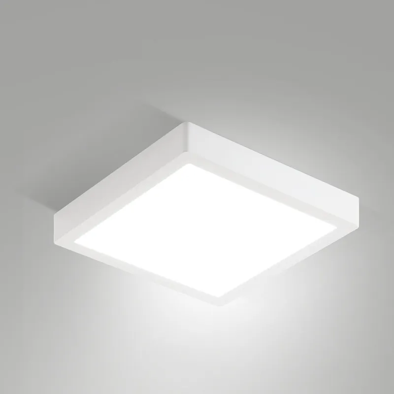 Top-Angebot Fabas Luce 6577-64-254 LED Deckenleuchte Gian quadratisch 24x24cm weiß 3000K IP54