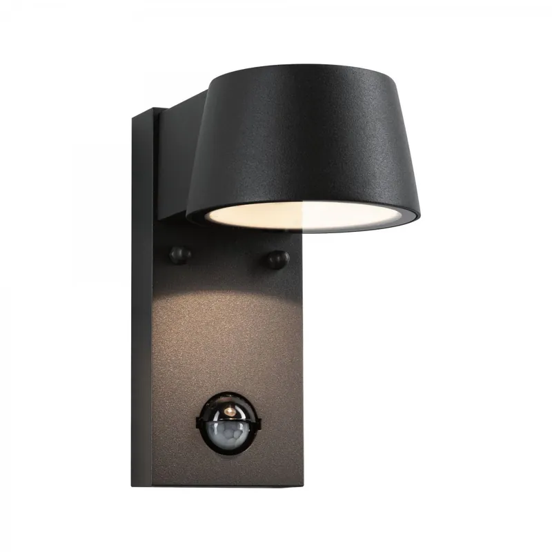 Paulmann No. 94453 Outdoor Wandleuchte Capea Schwarz IP44 mit Sensor Wochenendangebot