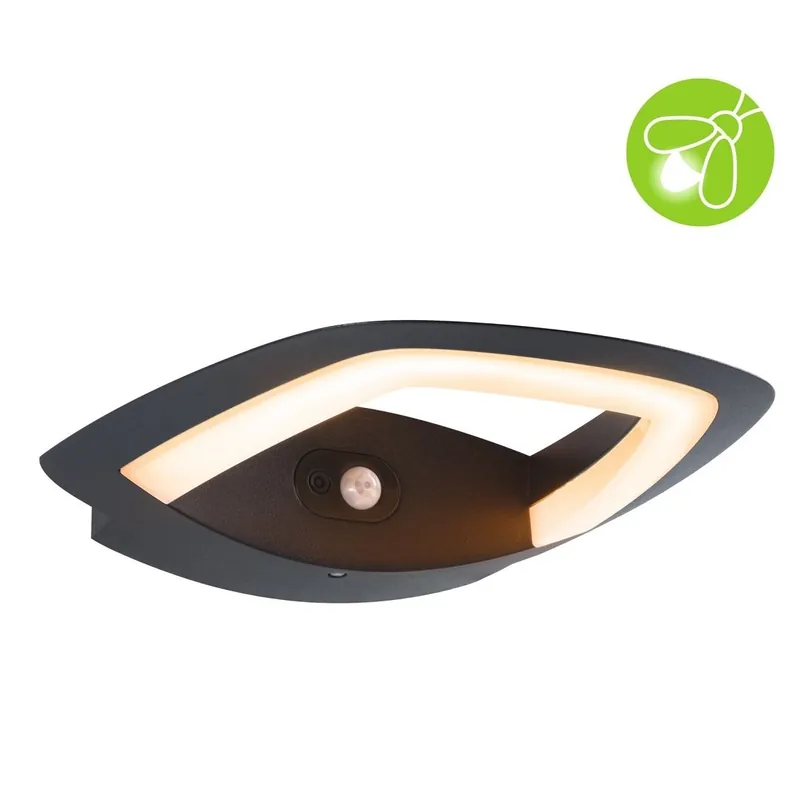 Saisonangebot Paulmann 94839 LED Außenwandleuchte Akena Bewegungsmelder insektenfreundlich Anthrazit
