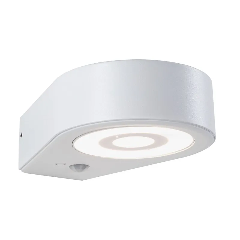 Super-Preis Paulmann 94867 LED Außenwandleuchte Silma Bewegungsmelder weiss 3000K IP44