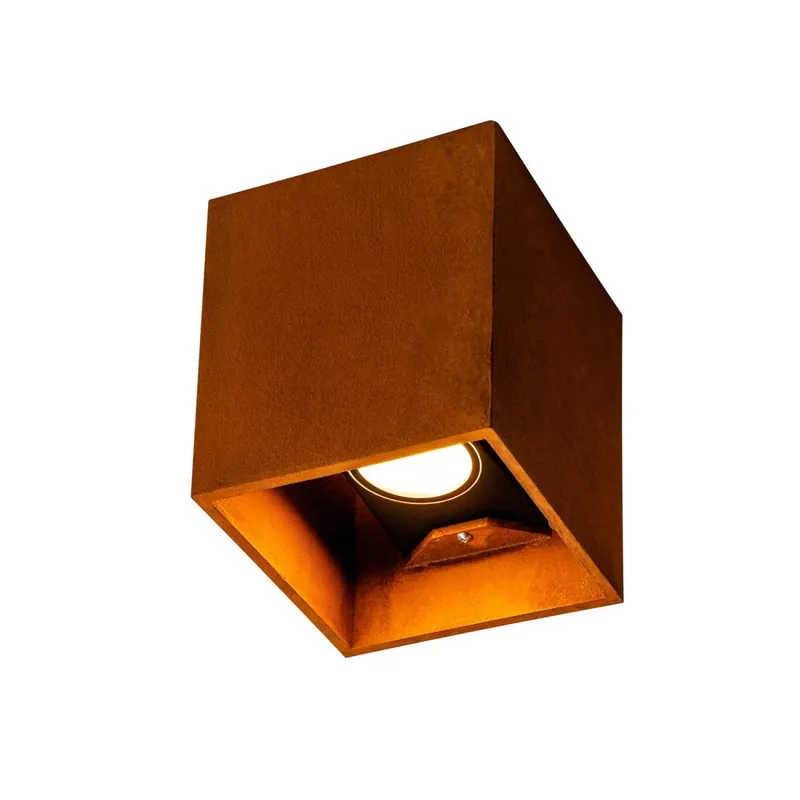 Sonderaktion SLV 1004650 RUSTY© UP DOWN WL Outdoor LED Wandaufbauleuchte eckig rost CCT switch 3000 4000K