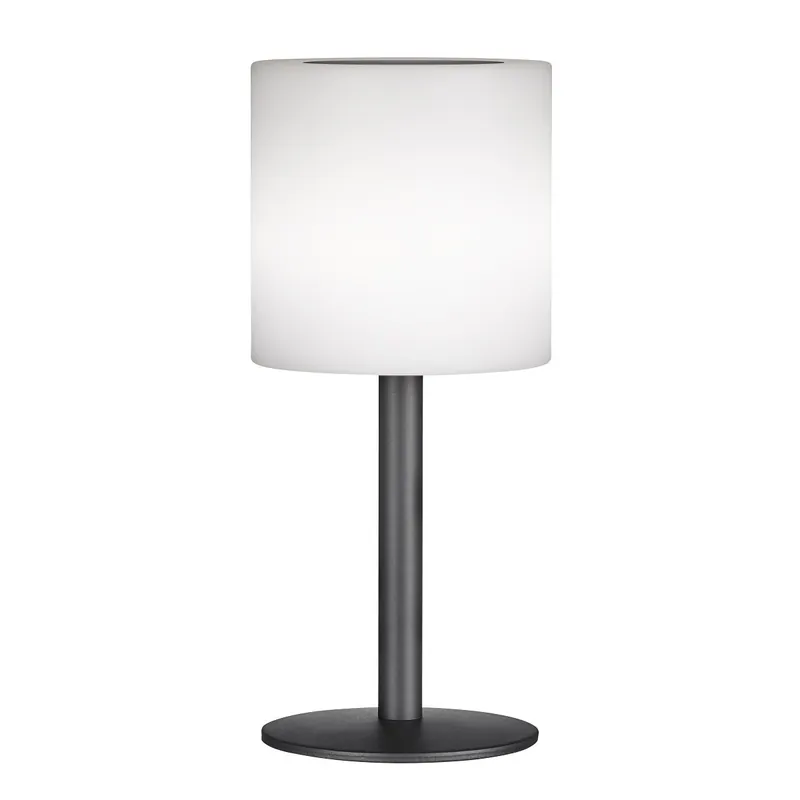 Sichere Zahlung FHL easy 850325 LED Tischleuchte Lesina Solar schwarz weiß RGBW IP44 30cm