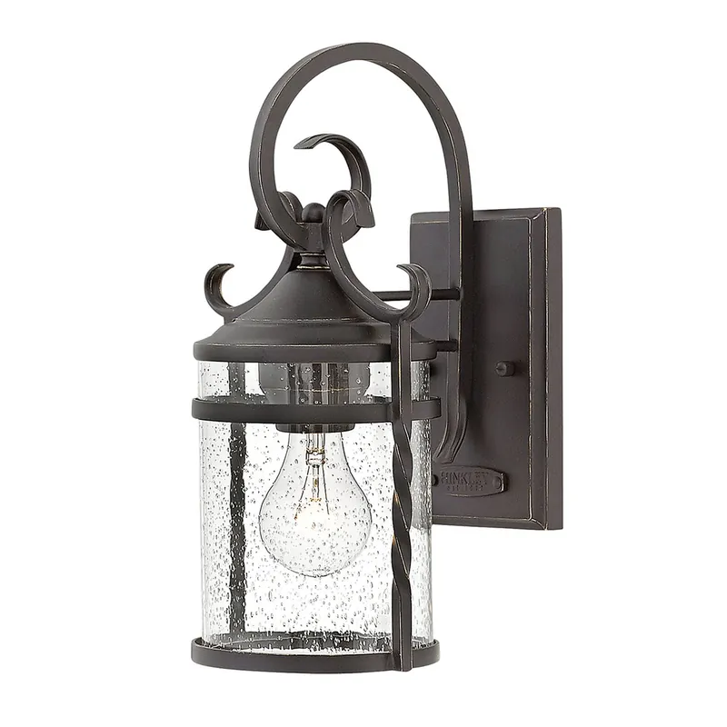 Abverkauf Elstead Lighting Casa Wandleuchte 1-Light Schwarz Klarglas E27 IP44