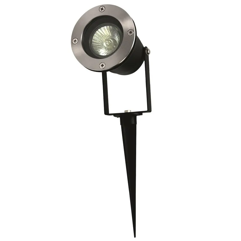 Expressversand Heitronic 36241 LED Erdspiessstrahler Yuyao schwarz GU10 Anschlussleitung und Stecker