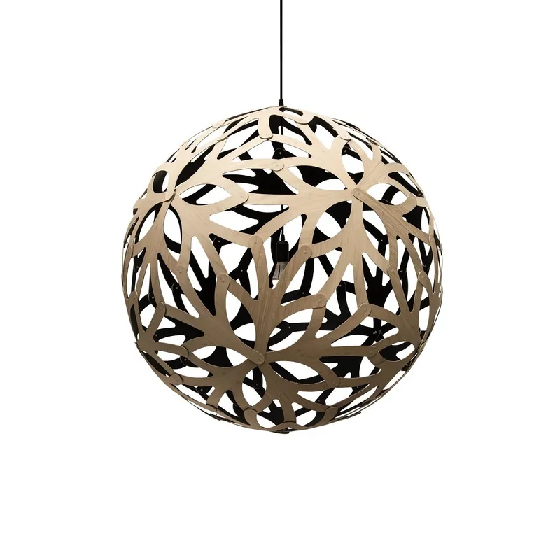 Schnäppchen David Trubridge Floral Pendelleuchte Ø 100cm Innen schwarz