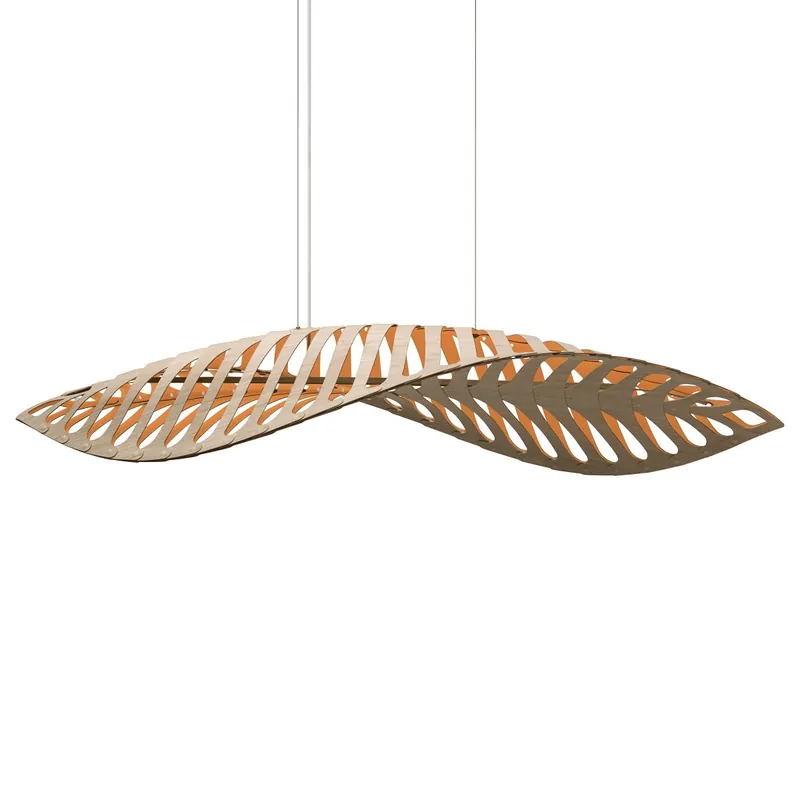 Sofort Bestellen David Trubridge Navicula large Pendelleuchte 100 cm orange
