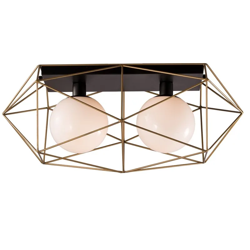 Expressversand Luce Ambiente Design Abraxas PL2 ORO Deckenleuchte 2-flammig