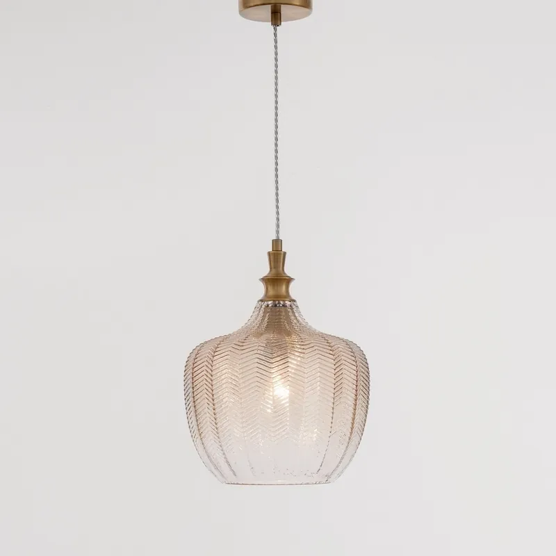 Knallerangebot Nova Luce 9191241 LONI Pendelleuchte Gold Champagner E27